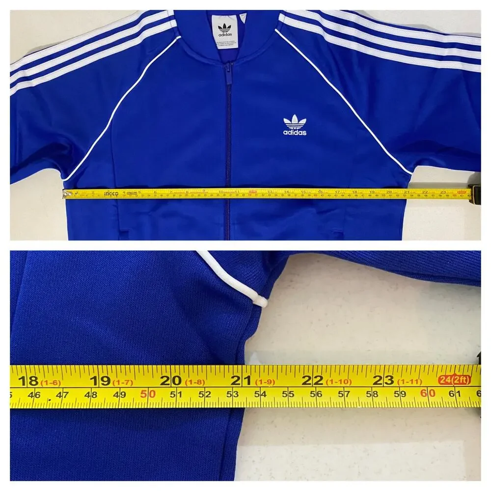 Adidas Originals Superstar Tracksuit Semi Lucid Blue White Size M